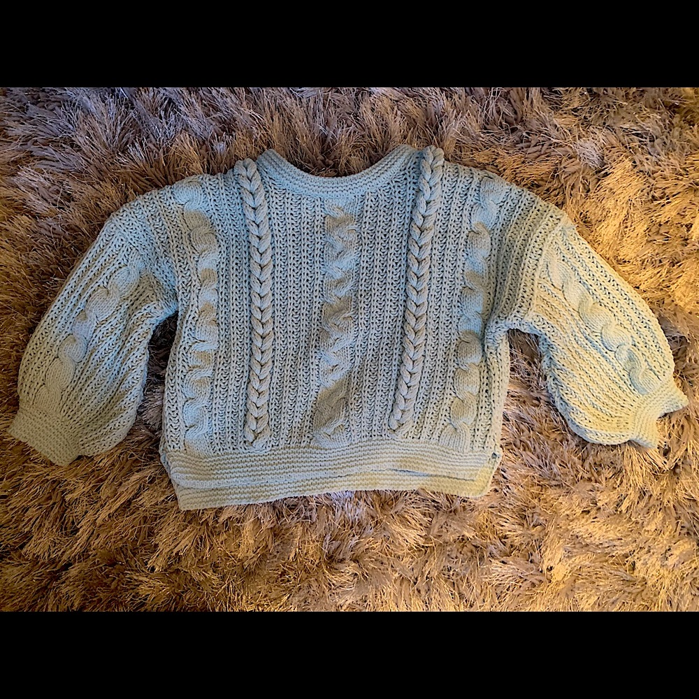 Genuine kids balloon sleeve knit sweater 2T - Picture 3 of 10